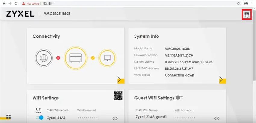 ZyXEL VMG8825-T50K VDSL2 Modem Kurulumu