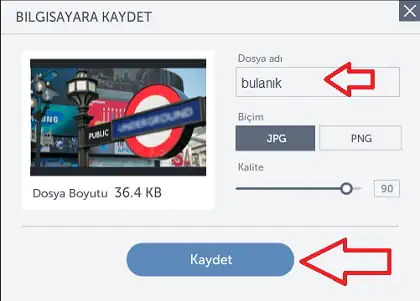 Resmin Bir Bölümünü Bulanıklaştırma Nasıl Yapılır