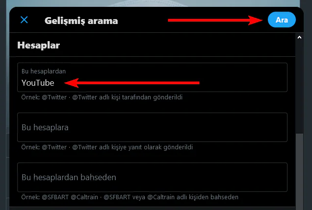 Belirli Bir Tarih veya Zamana Ait Tweet Arama