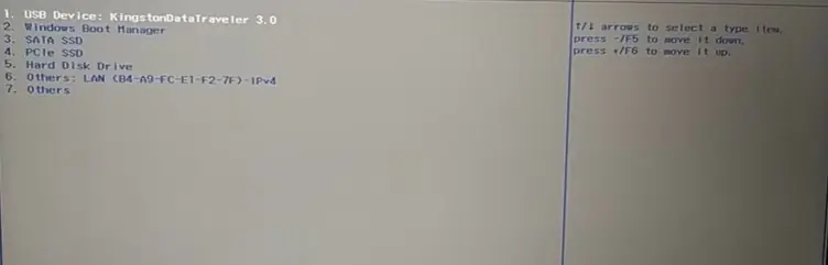 Casper Excalibur Windows 10 boot ayarları