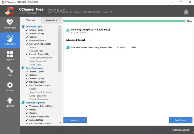 CCleaner ile Windows 11 Temizleme