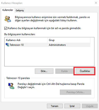 Windows 10 Kullanıcı Adı Nasıl Değiştirilir