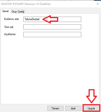 Windows 10 Kullanıcı Adı Nasıl Değiştirilir