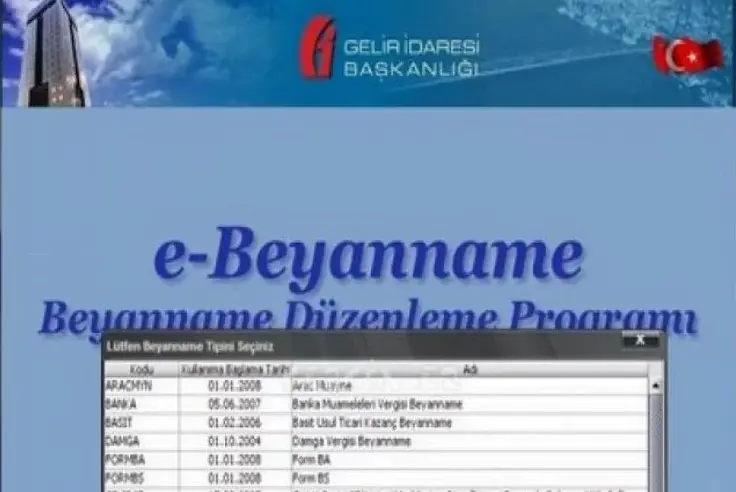 E-Beyanname Açılmıyor