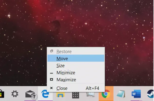 Ekran Dışındaki Bir Pencere Nasıl Taşınır
