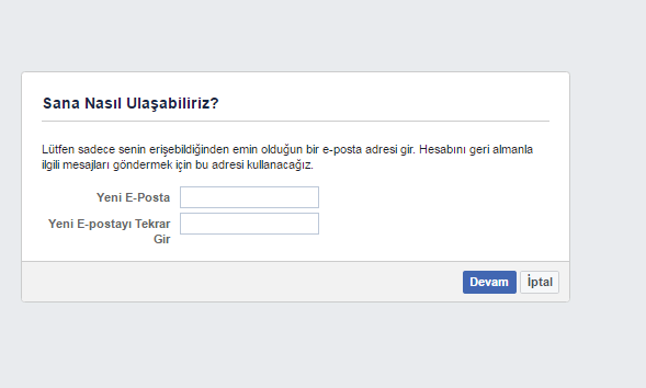 Facebook Mail Adresimi ve Şifremi Unuttum, Ne Yapmalıyım?