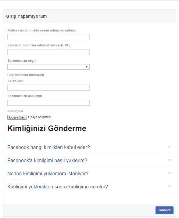 Facebook Mail Adresimi ve Şifremi Unuttum, Ne Yapmalıyım?