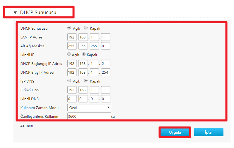 ZTE ZXHN H168A Modem IP Ayarları