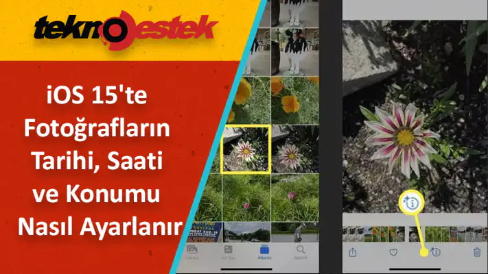 iPhone Fotoğraflarında Tarih Değiştirme Nasıl Yapılır?