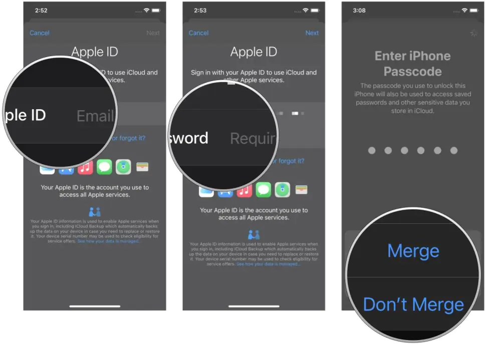 iPhone 2 Apple Kimliği Ekleme