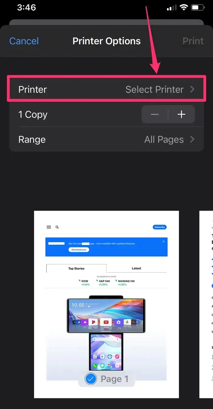 iPhone veya iPad Yazıcı Ekleme ve Yazıcıya Çıktı Gönderme