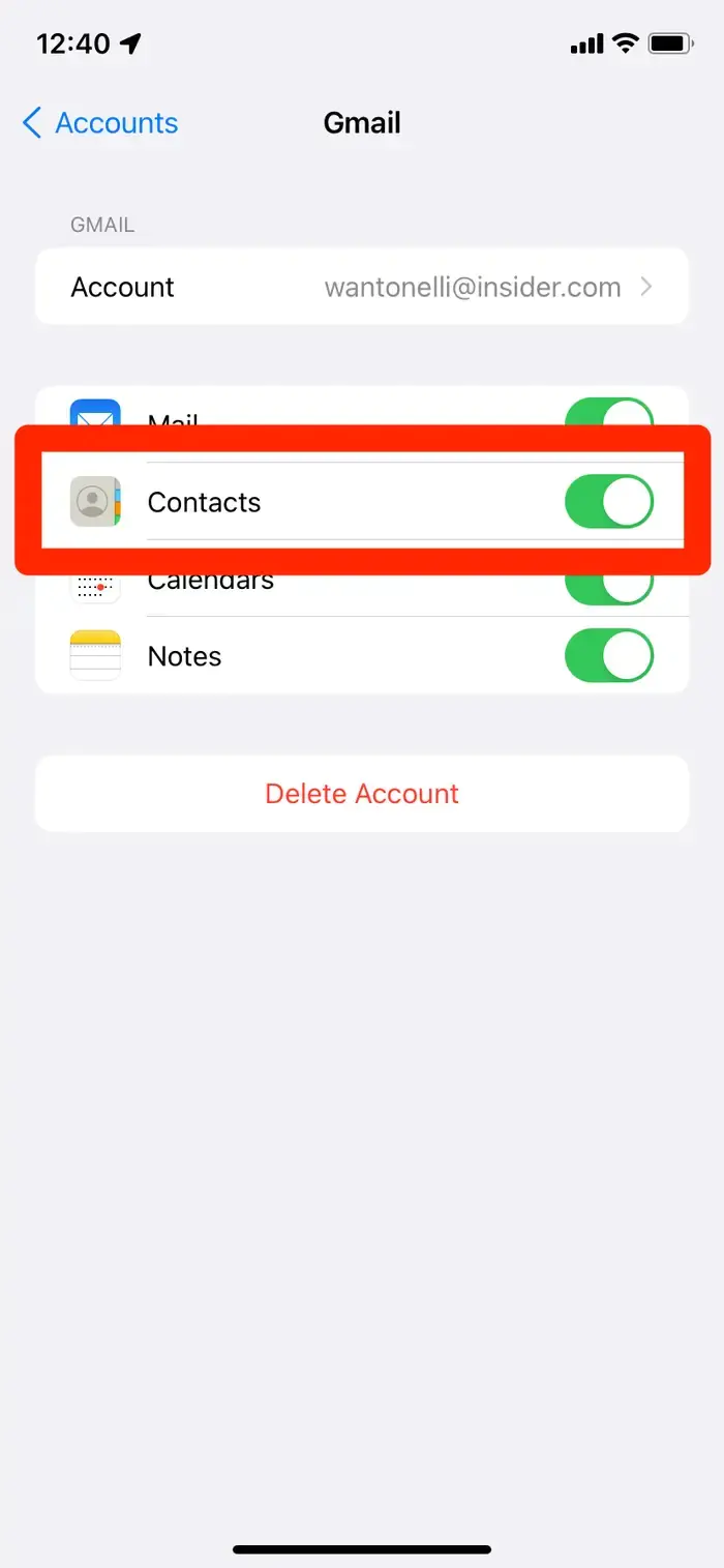 iPhone'daki Rehberi Android'e Aktarma