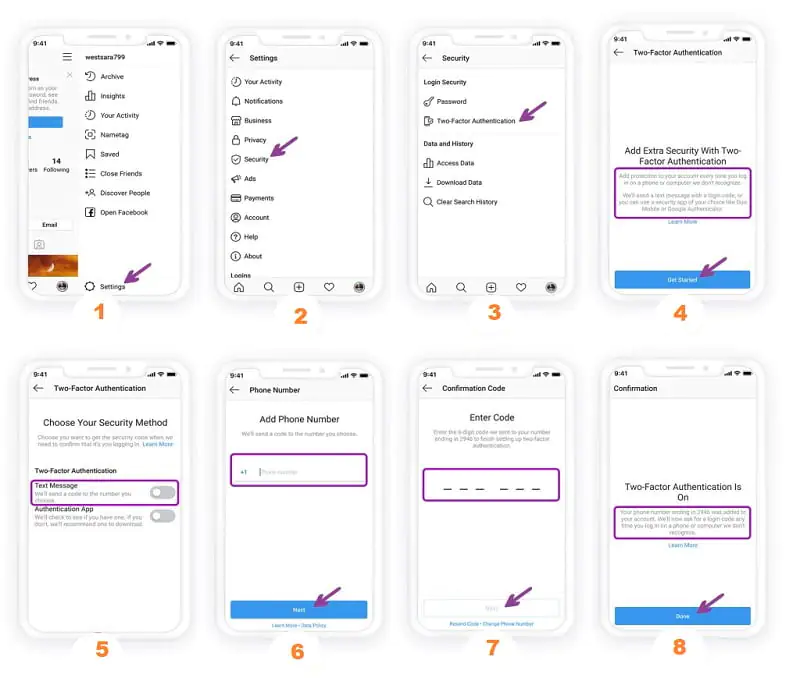 İnstagram iki faktörlü kimlik doğrulama kodu kabul etmiyor