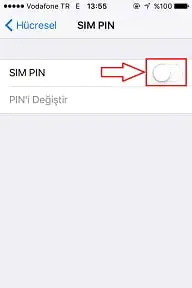 SIM Kart Pin Kodu Devre Dışı Bırakma