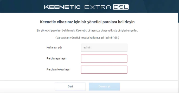 Keenetic Extra DSL AC1200 Modem Kurulumu