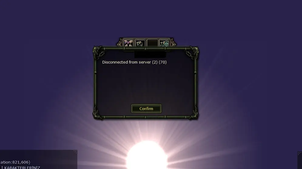 Knight Online DisconnectedFromServer(2)(70) Hatası