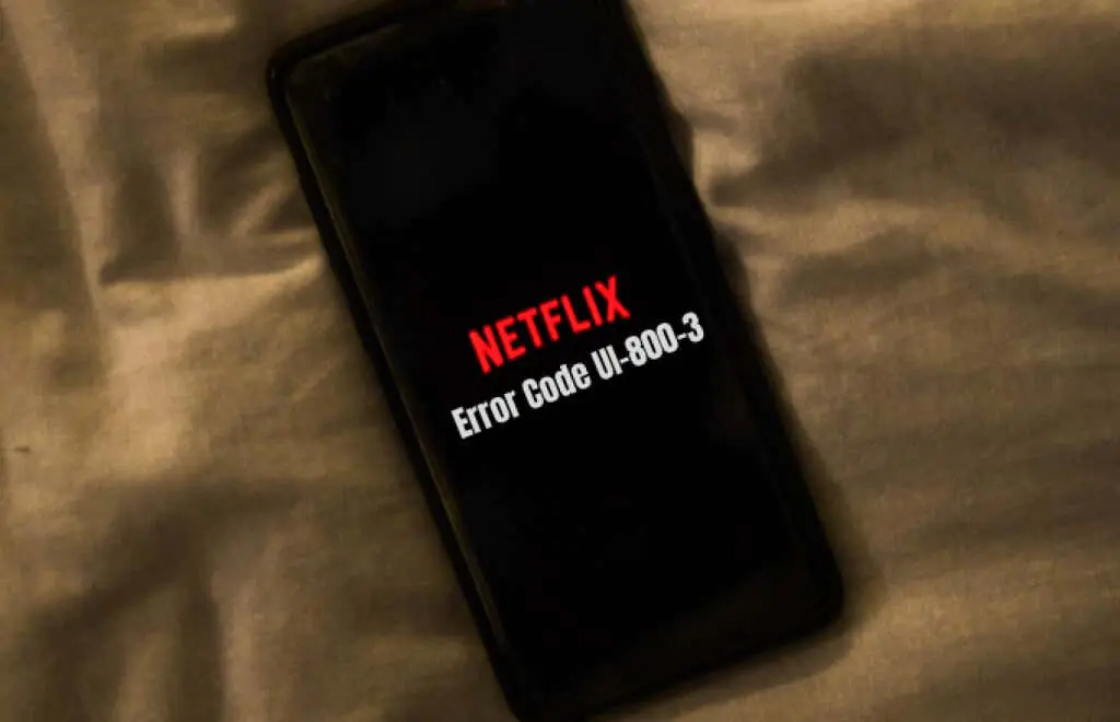 Netflix Hata Kodu UI-800-3 Nasıl Onarılır