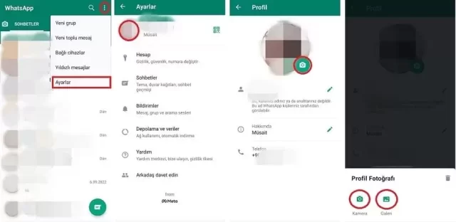 WhatsApp Profil Resminizi Düzenleyin
