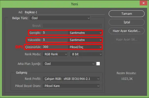 TPE Marka Patent Başvurusu Logo Ölçüleri
