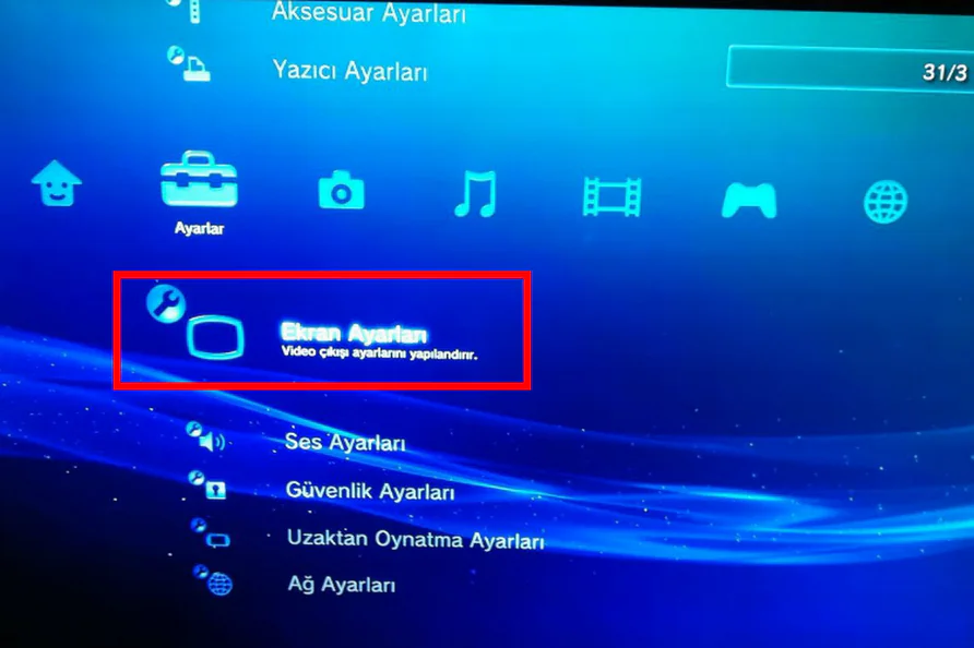 Playstation 3 Görüntü Çıkış ve Çözünürlük Ayarları