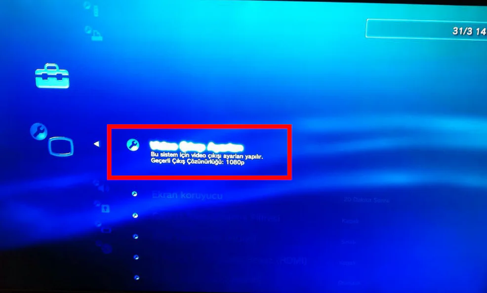 Playstation 3 Görüntü Çıkış ve Çözünürlük Ayarları