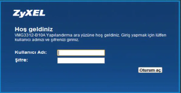 ZyXEL VMG3312 Kablosuz Ağ Ayarları