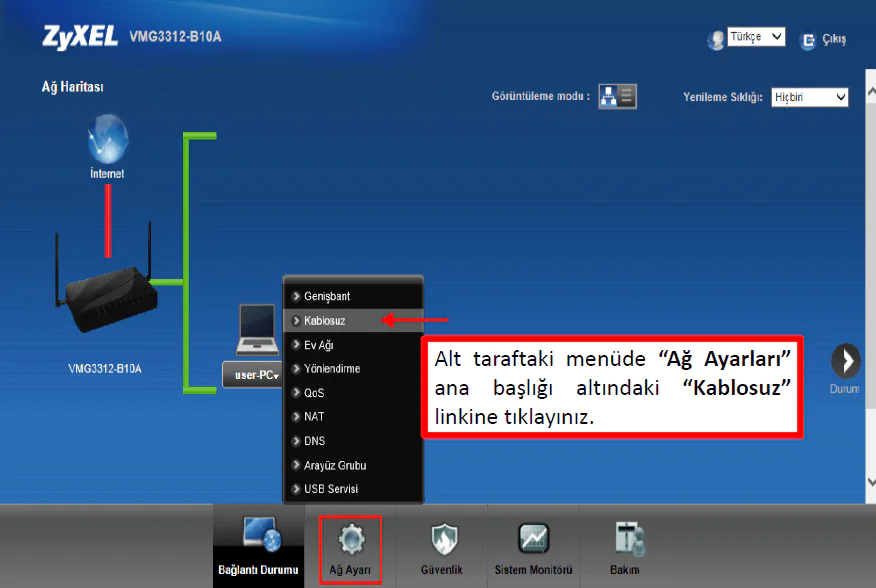 Kablosuz Ağ Ayarları