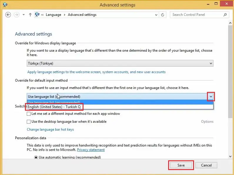 İngilizce Windows 8.1’e Türkçe Dil Paketi Yüklemek