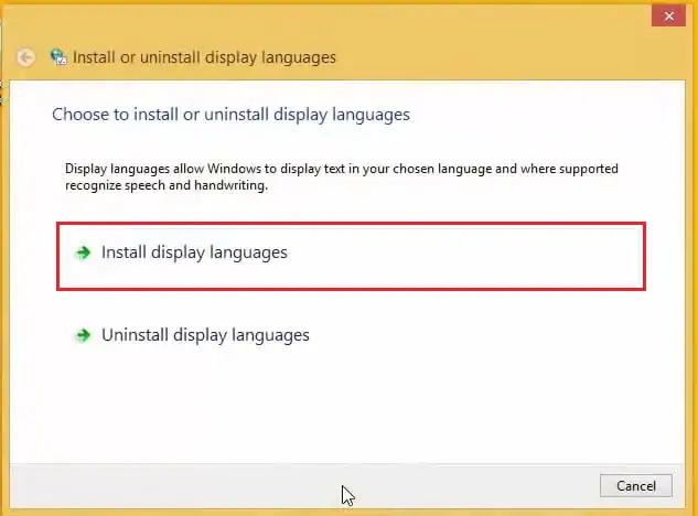 İngilizce Windows 8.1’e Türkçe Dil Paketi Yüklemek