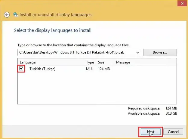 İngilizce Windows 8.1’e Türkçe Dil Paketi Yüklemek