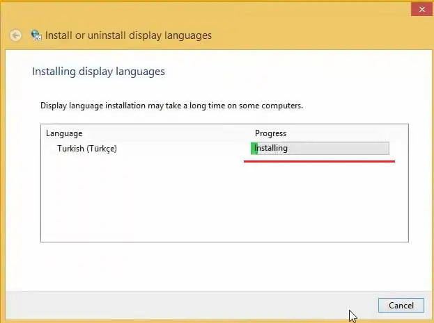 İngilizce Windows 8.1’e Türkçe Dil Paketi Yüklemek
