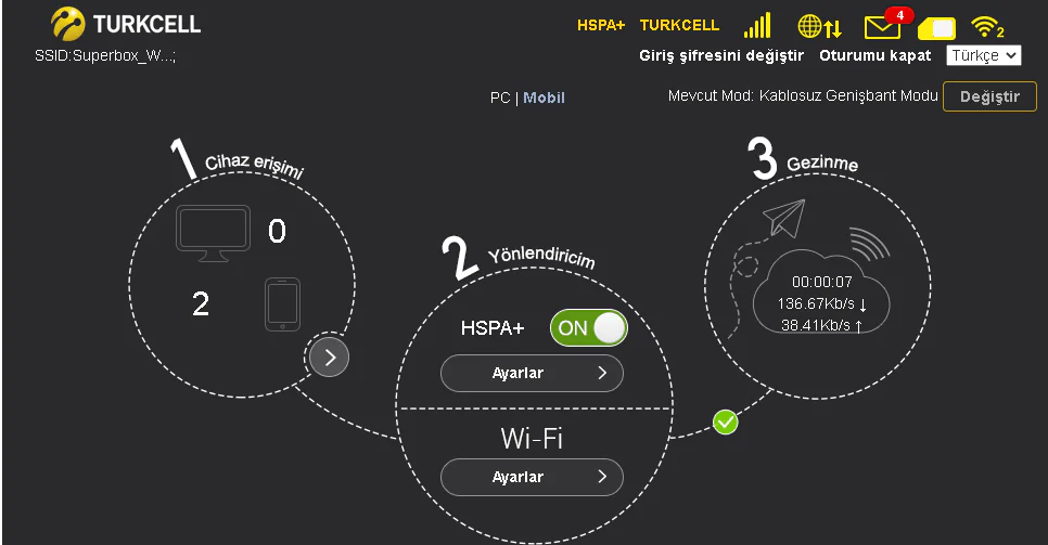 Turkcell superbox belirli saatlerde hız düşüyorsa ne yapılmalı