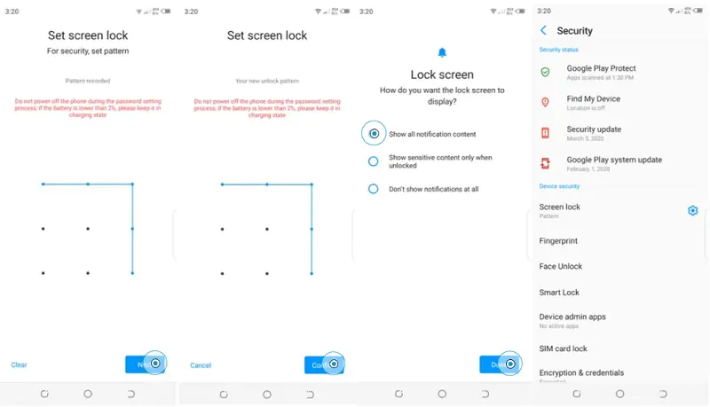 Tecno Camon Ekran Kilidi Ayarları