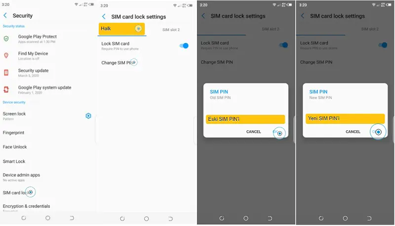 Tecno Camon Ekran Kilidi Ayarları