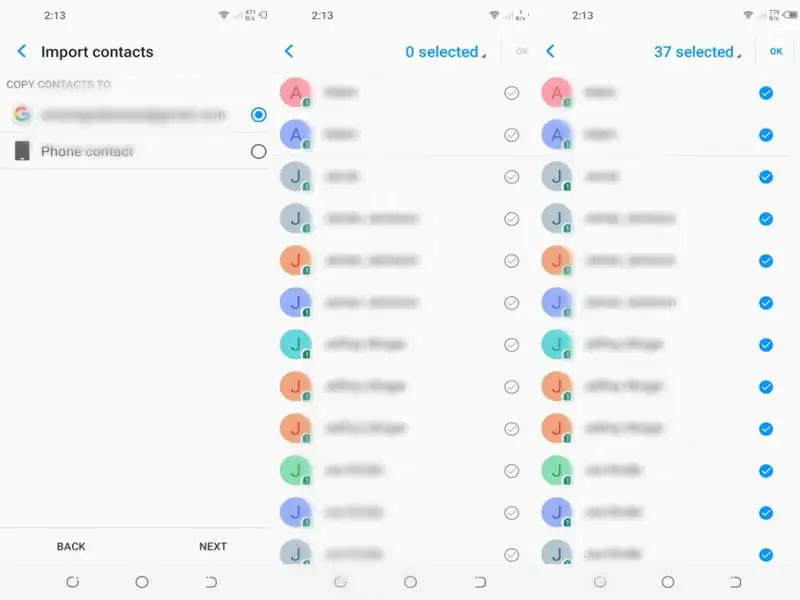 Tecno Camon Android 10 Kişileri Aktarma