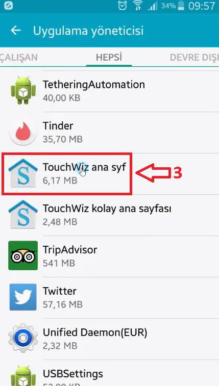 Akıllı Telefonlarda Touchwiz Durduruldu Hatası 