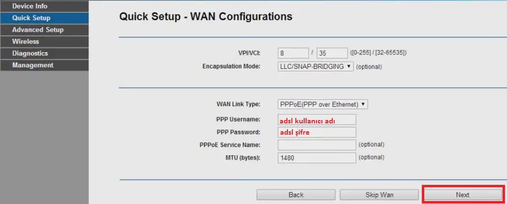 TP-Link TD-W8960N Modem Kurulum Nasıl Yapılır