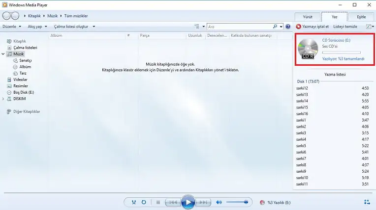Ses CD’si Nasıl Yapılır