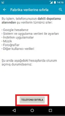 Vestel Venüs V3 Serisi Format