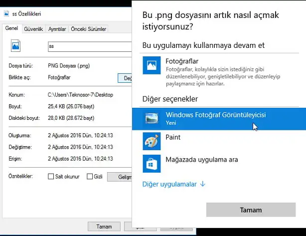 Windows 10 Fotoğraf Görüntüleyicisi Nasıl Etkinleştirilir