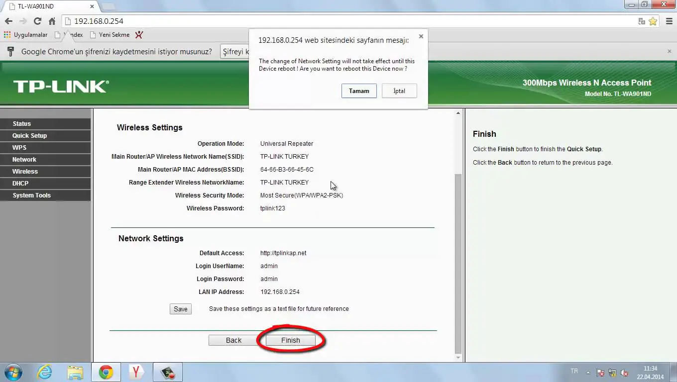 TP-Link WA850RE Özellikleri