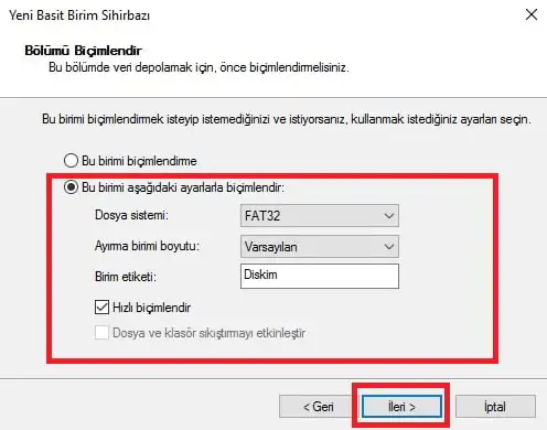 Ayrılmamış Alan Olarak Görünen Disk Nasıl Kullanılır Duruma Getirilir