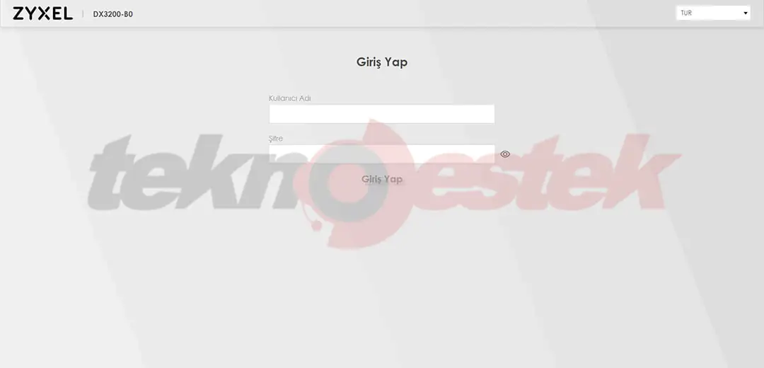 ZYXEL DX3200-B0 modem kurulum Adımları