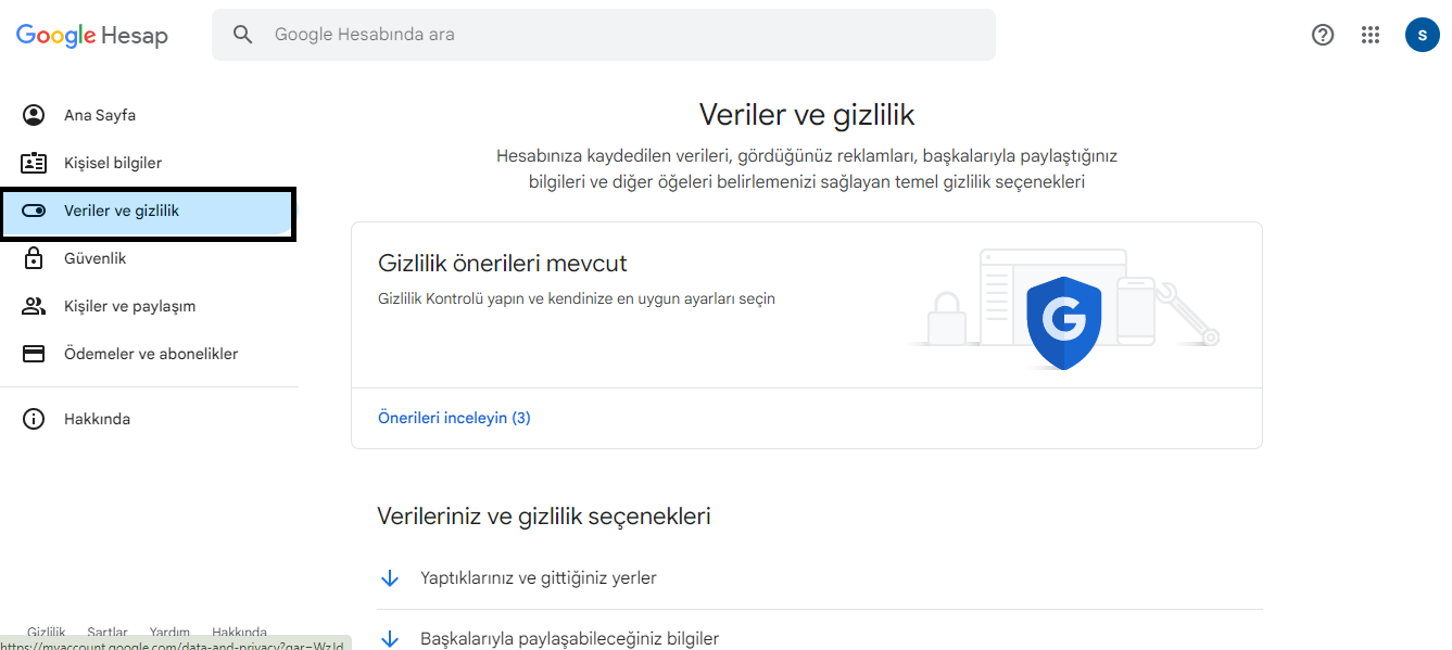 Google hesabınızın bağlı olduğu uygulamaları kapatma