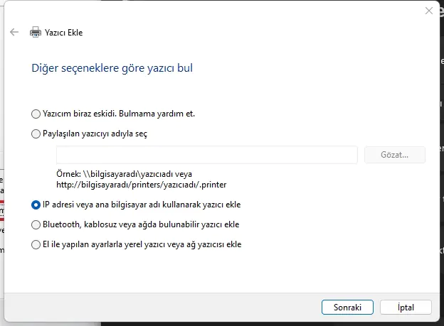 Kablosuz Yazıcı Nasıl Kurulur Windows 11