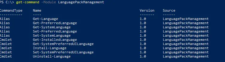 PowerShell ile Windows 11 dil paketi yükleme