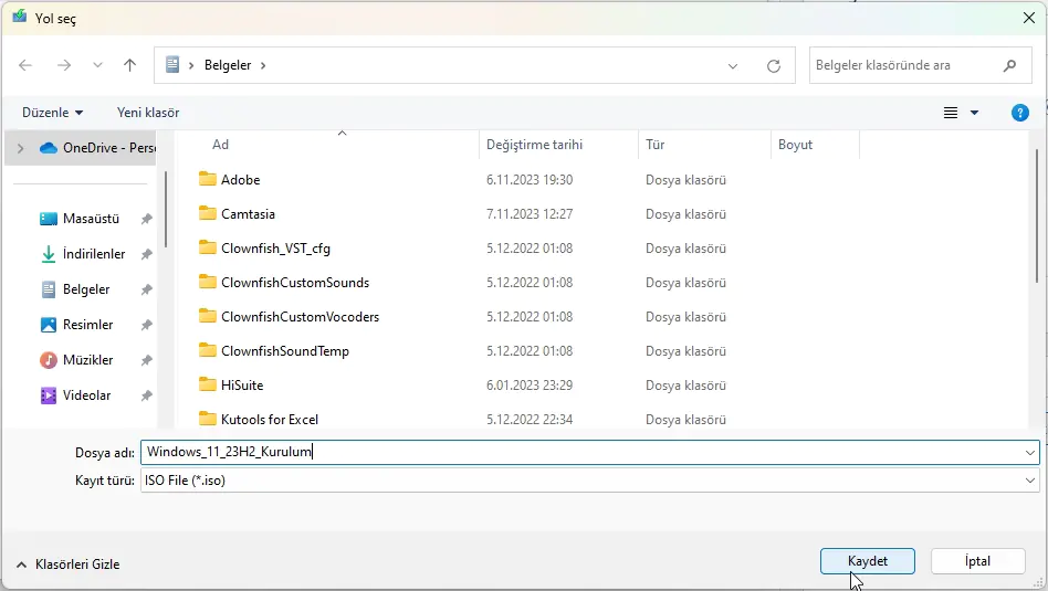 Media Creation Tool ile Windows 11 23H2 İndirme