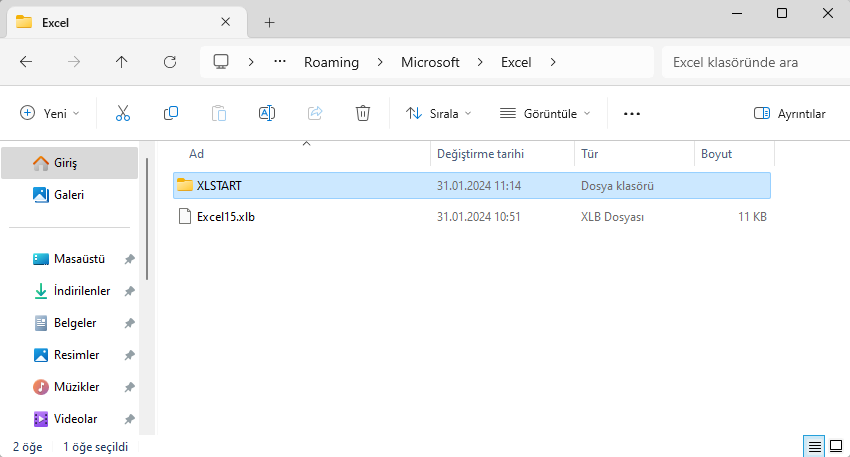 Bilgisayarda Excel Açılmıyor