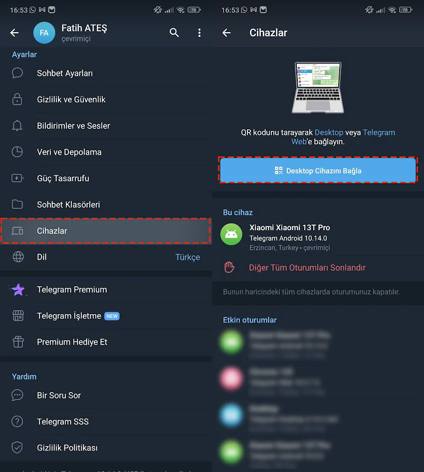 Eski Telegram Hesabını Geri Alma