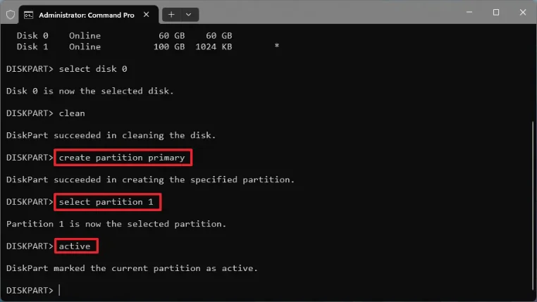 Windows 11 DiskPart ile Disk Silme ve Onarma